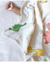 Bamboo Baby Swaddle - Dinosaur Dreams - Image 2