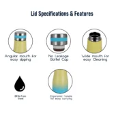 Probott Steel Flask - Companion Blue 1000ml - Image 4