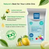 Mee Mee Multipurpose Baby Liquid Food Grade Cleanser Refill - 1.2L, Natural & Safe Formula - Image 2