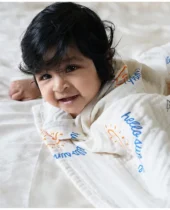 Bamboo Baby Swaddle - Sunshine - Image 2