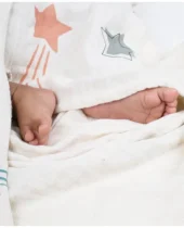 Bamboo Baby Swaddle - Twinkling Stars - Image 3