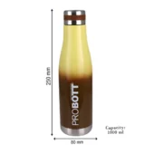 Probott Steel Flask - Companion Brown 1000ml - Image 3