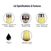 Probott Steel Flask - Companion Brown 1000ml - Image 4