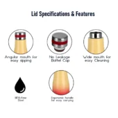 Probott Steel Flask - Companion Red 1000ml - Image 4