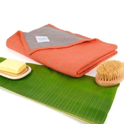 Banana Double Cloth Bath Towel - Rustic Orange