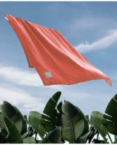 Banana Double Cloth Bath Towel - Rustic Orange - Image 2