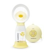 Medela Swing Flex Electric breast Pump With Euro plug - White Yellow