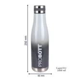 Probott Steel Flask - Companion Grey 1000ml - Image 3