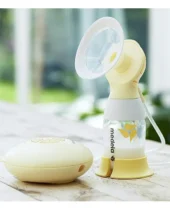 Medela Swing Flex Electric breast Pump With Euro plug - White Yellow - Image 5