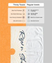 Bamboo Bath Towel - Rise N'Shine - Image 3