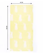Aloe Vera Sunny Bunny Printed Baby Bath Towel - Yellow - Image 4