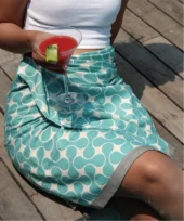 Bamboo Bath Towel - Turquoise Tile - Image 2