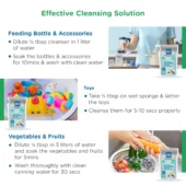 Mee Mee Multipurpose Baby Liquid Food Grade Cleanser Refill - 1.2L, Natural & Safe Formula - Image 5