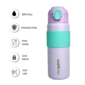 Probott Steel Flask Trek - Purple 600 ml - Image 3