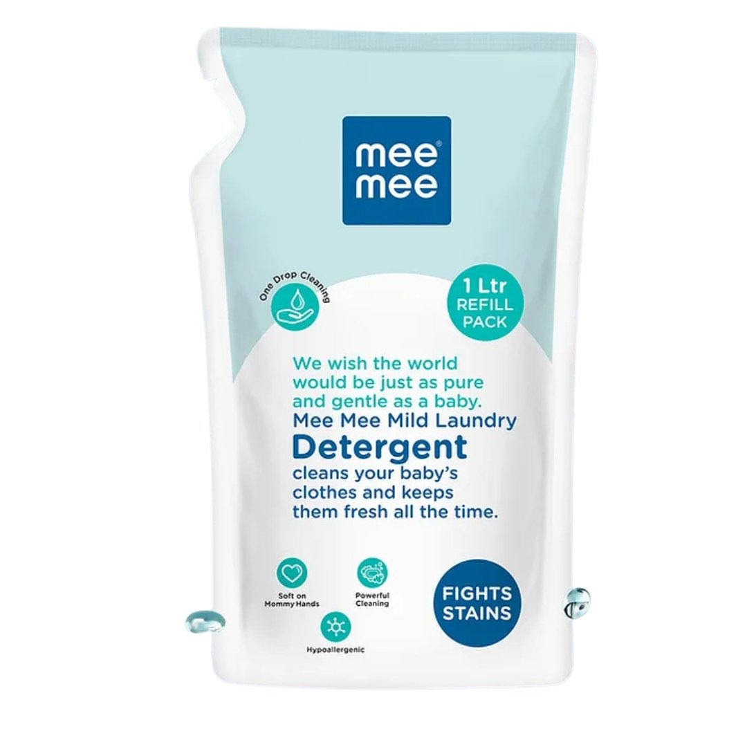 6 Mee Mee Baby Liquid Laundry Detergent Refill Pack - 1000 ml - Image 1