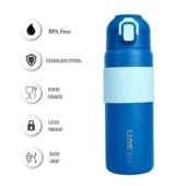 Probott Steel Flask Trek - Blue 600 ml - Image 2