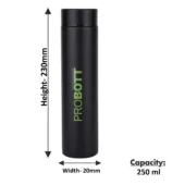 PROBOTT Steel Flask - Compact Green 250 ml - Image 3