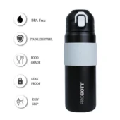 Probott Steel Flask Trek - Black 600 ml - Image 2
