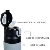 Probott Steel Flask Trek - Black 600 ml - Image 3