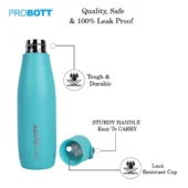 Probott Steel Flask Trendy - Blue 700 ml - Image 2