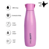 Probott Steel Flask Trendy - Pink 700 ml - Image 3