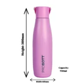 Probott Steel Flask Trendy - Pink 700 ml - Image 4