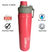 Probott Steel Water Bottle - Sip Pink 1000 ml - Image 4