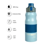 Probott Steel Water Bottle - LITE Blue 850 ml - Image 4