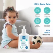 Anti-Bacterial Baby Liquid Cleanser | Kills 99.9% Germs|(500 ml - Bottle) - Image 2