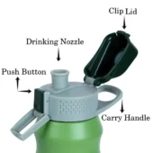 Probott Steel Water Bottle - LITE Green 850 ml - Image 2