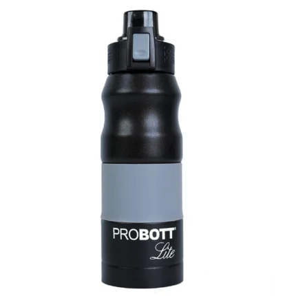Probott Steel Water Bottle - LITE Black 850 ml