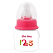 Baby Feeding Bottle with Anti-Colic Nipple (60ml, Pink)