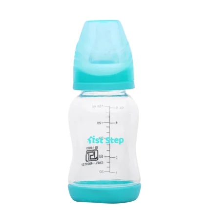 Tritan Baby Feeding Bottle With Anti-Colic Nipple - 125 ml (Mint Green)