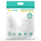 Honey Comb Lining, Super Absorbant Disposable Breast Pads With Day And Night Protection- 60 Pads