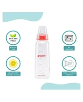Anti Colic Peristaltic Nursing Bottle Red - 240 ml - Image 3