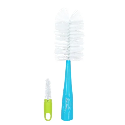 Bottle and Nipple Cleaning Brush with Nylon bristles for Easy Cleaning (Blue)