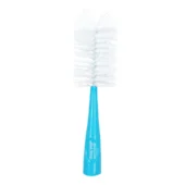 Bottle and Nipple Cleaning Brush with Nylon bristles for Easy Cleaning (Blue) - Image 3