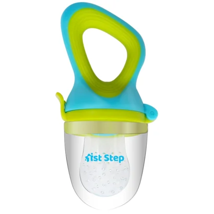 BPA Free Silicone Fruit and Food Nibbler and Feeder-Blue