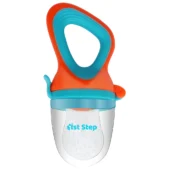 BPA Free Silicone Fruit and Food Nibbler and Feeder-Orange