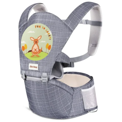 5 in 1 Hip Seat Baby Carrier (Grey)