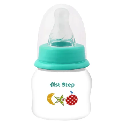 Baby Feeding Bottle with Anti-Colic Nipple (60ml, Mint Green)