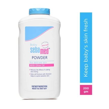 Baby Powder| Olive Oil, Allantoin|Keeps newborn's skin fresh|absorbs sweat|200 gm