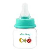 Baby Feeding Bottle with Anti-Colic Nipple (60ml, Mint Green) - Image 2