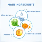 99% Pure Water Wipes With Lid, Made With Organic 100% Biodegradable Fabric - Image 3