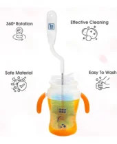 Bottle And Nipple Cleaning Brush - (Color May Vary) - Image 2