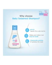 Baby Shampoo|pH 5.5| Ideal for Newborn's delicate scalp| No Tears | 50 ml - Image 3