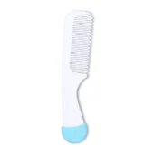 Matte Collection Easy Grip, Soft & Gentle Comb and Brush Grooming Set- Blue - Image 3