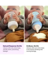 Avent Philips Natural Baby Feeding Bottle | No.1 Brand Recommended by Moms Worldwide | Ideal for 1 months+| Natural Response Technology Mimics Breastfeeding | Uniquely Designed Nipple releases milk only when baby drinks - Image 4