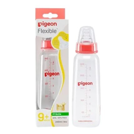 Anti Colic Peristaltic Nursing Bottle Red - 240 ml