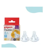 Peristaltic Medium Size Nipple Pack of 2 - White - Image 3